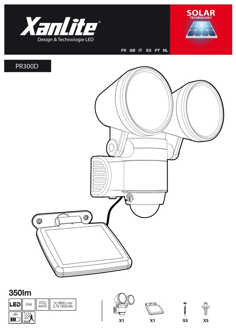 XanLite PR300D manual