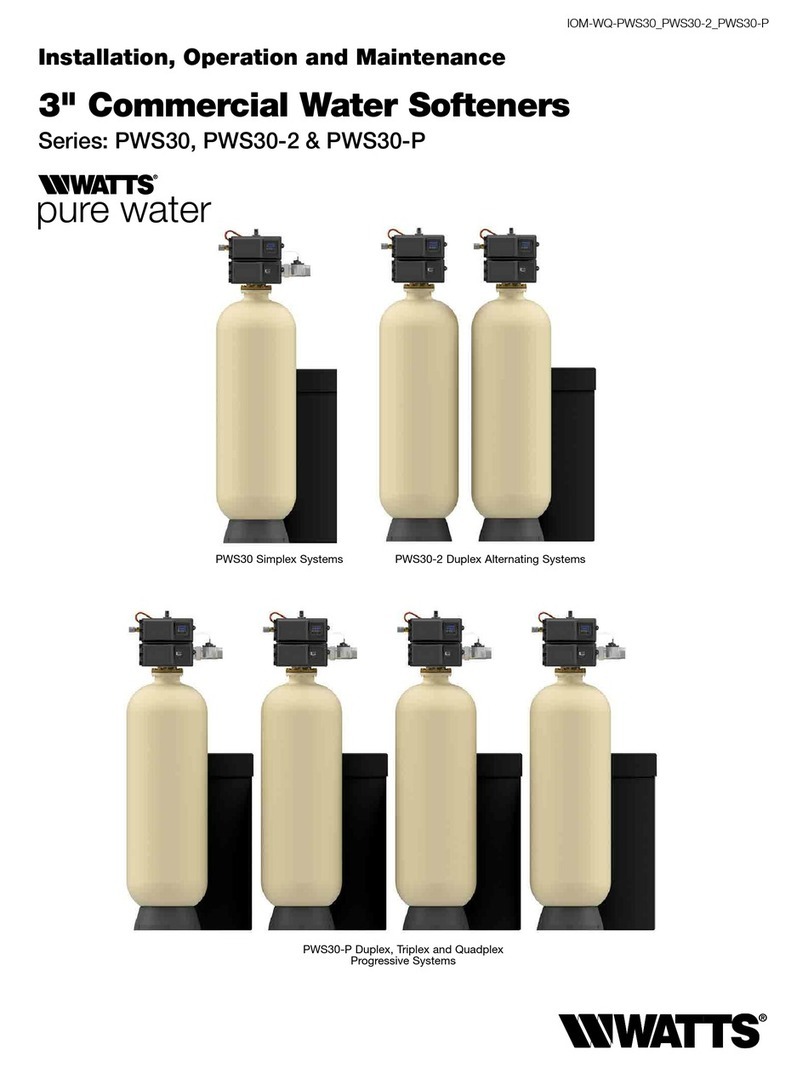Watts pure water PWS30 User manual