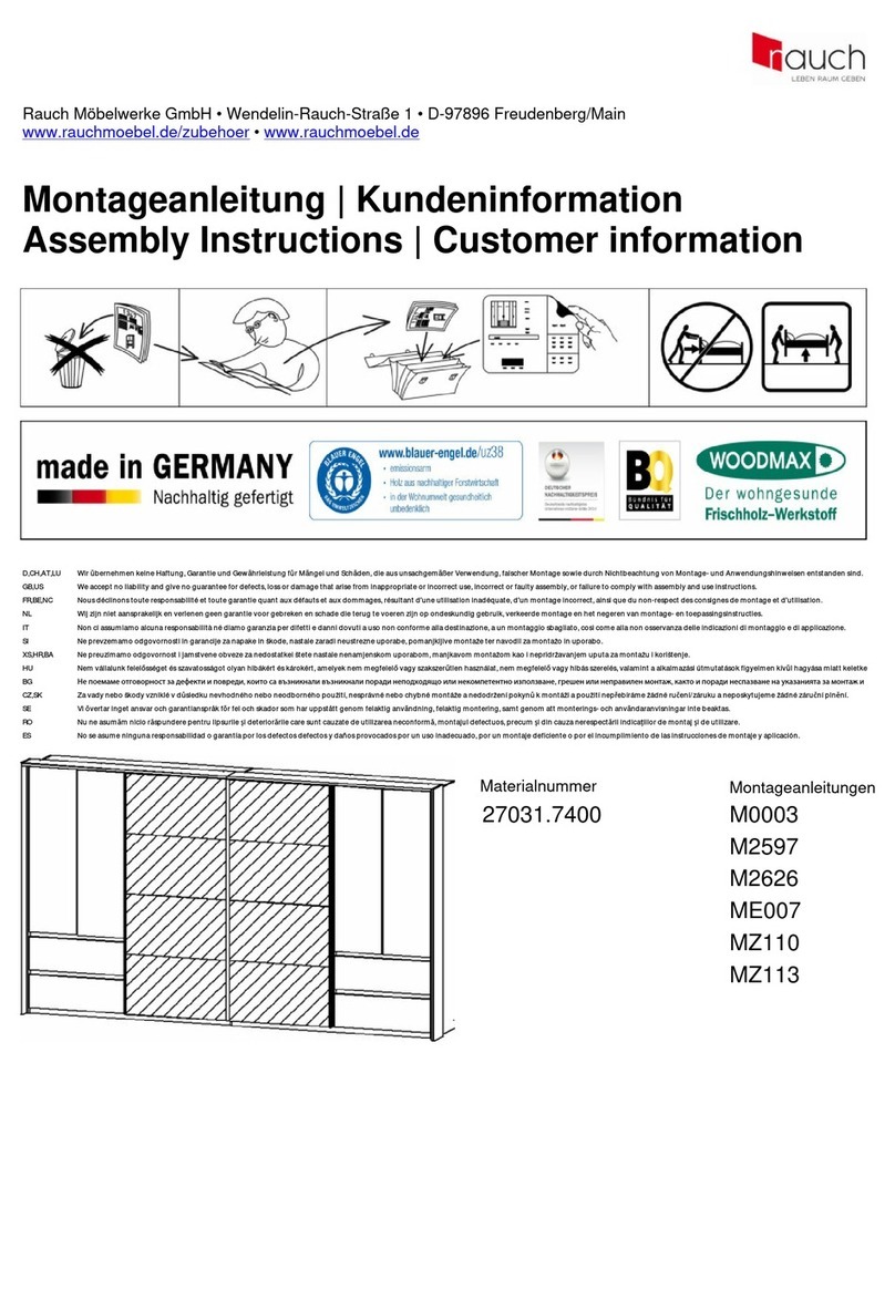 Rauch M0003 Assembly instructions