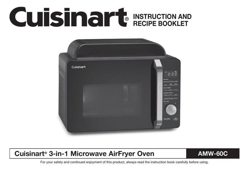 Cuisinart AMW-60C INSTRUCTION AND RECIPE BOOKLET