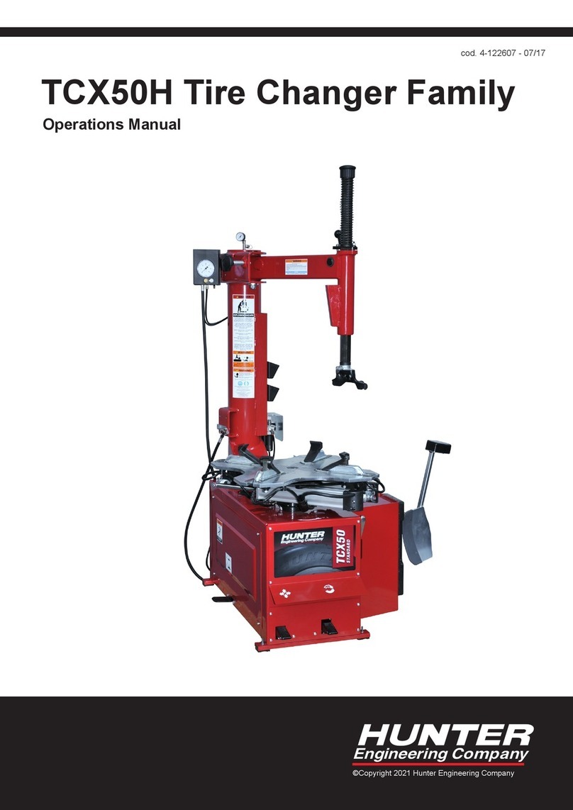 Hunter TCX50H Series Operation manual Hunter TCX50H Series Operation manual