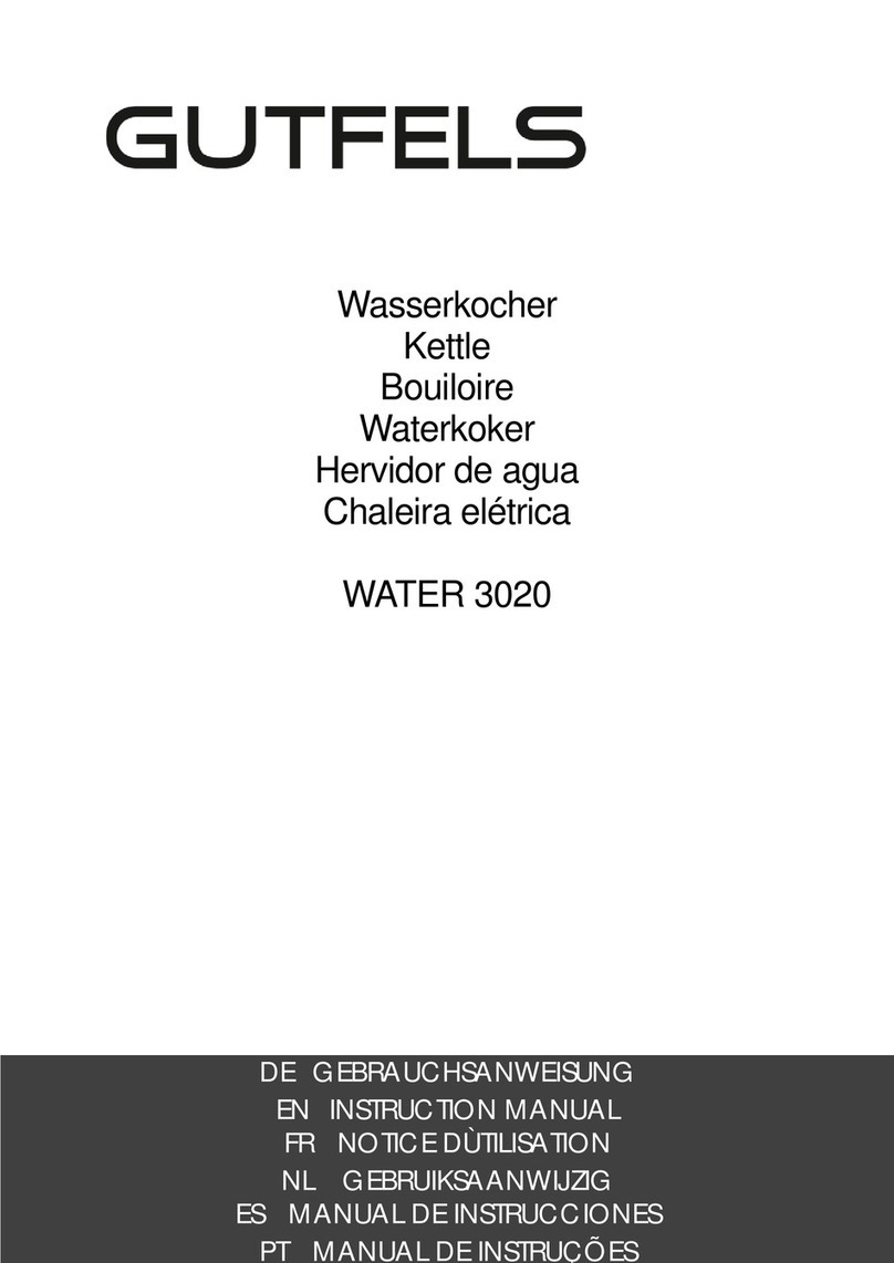 GUTFELS WATER 3020 User manual