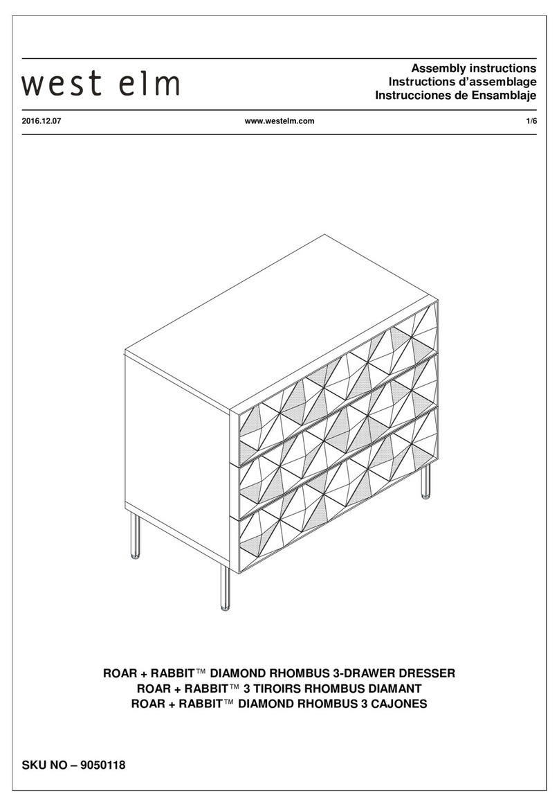 West Elm ROAR + RABBIT DIAMOND RHOMBUS 9050118 User manual