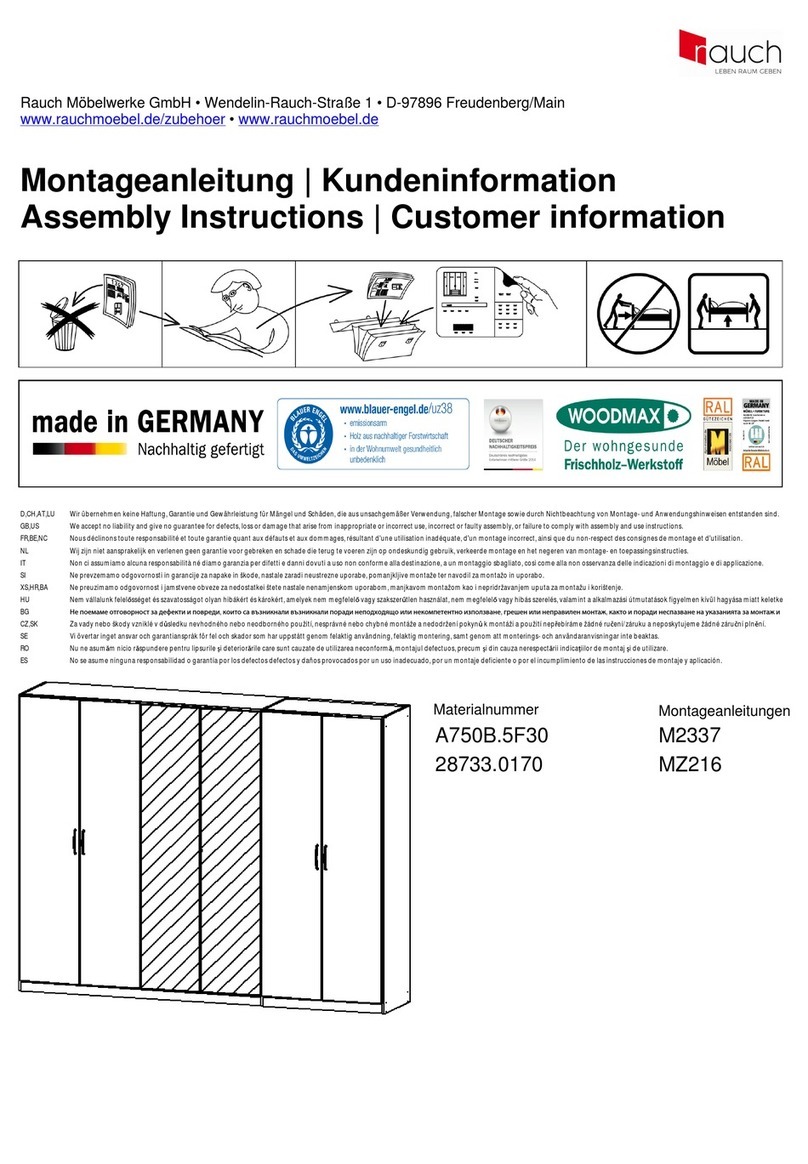 Rauch MZ216 User manual