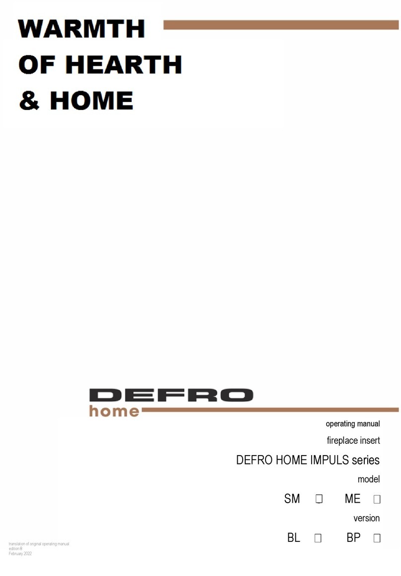 Defro Home IMPULS Series operating manual Defro Home IMPULS Series operating manual