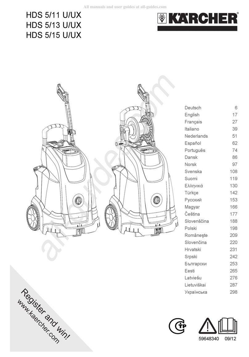 Kärcher HDS 5/13 U/UX instruction manual Kärcher HDS 5/13 U/UX instruction manual