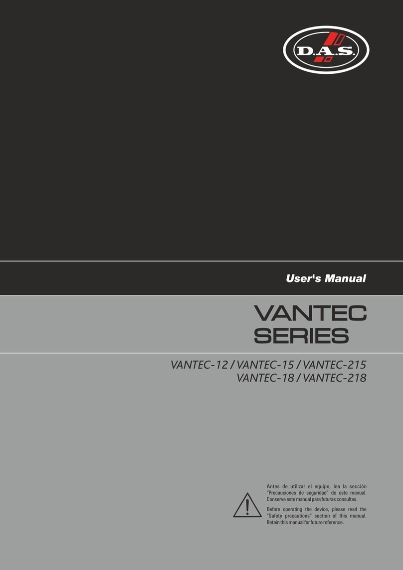 D.A.S. VANTEC Series user manual
