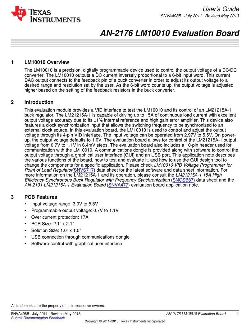 Texas Instruments LM10010 User manual