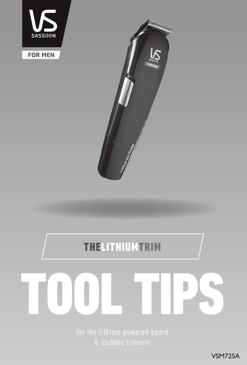 VS Sassoon VSM725A User manual VS Sassoon VSM725A User manual