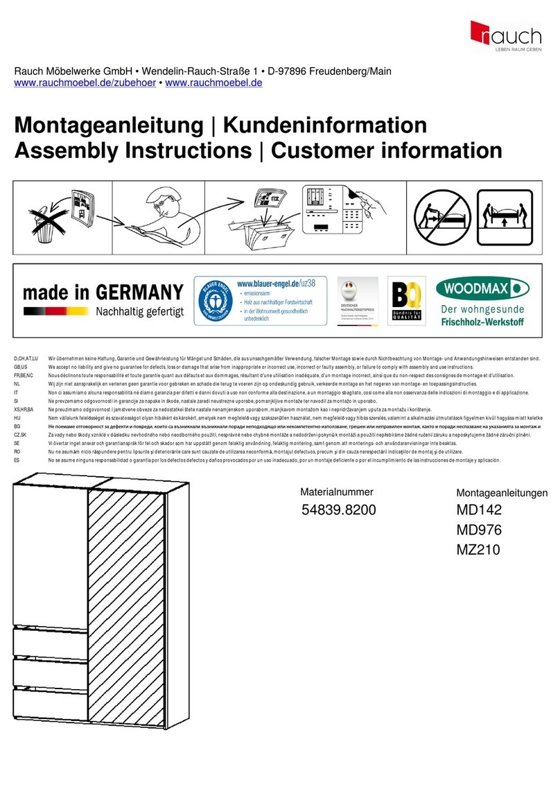 Rauch MD142 User manual