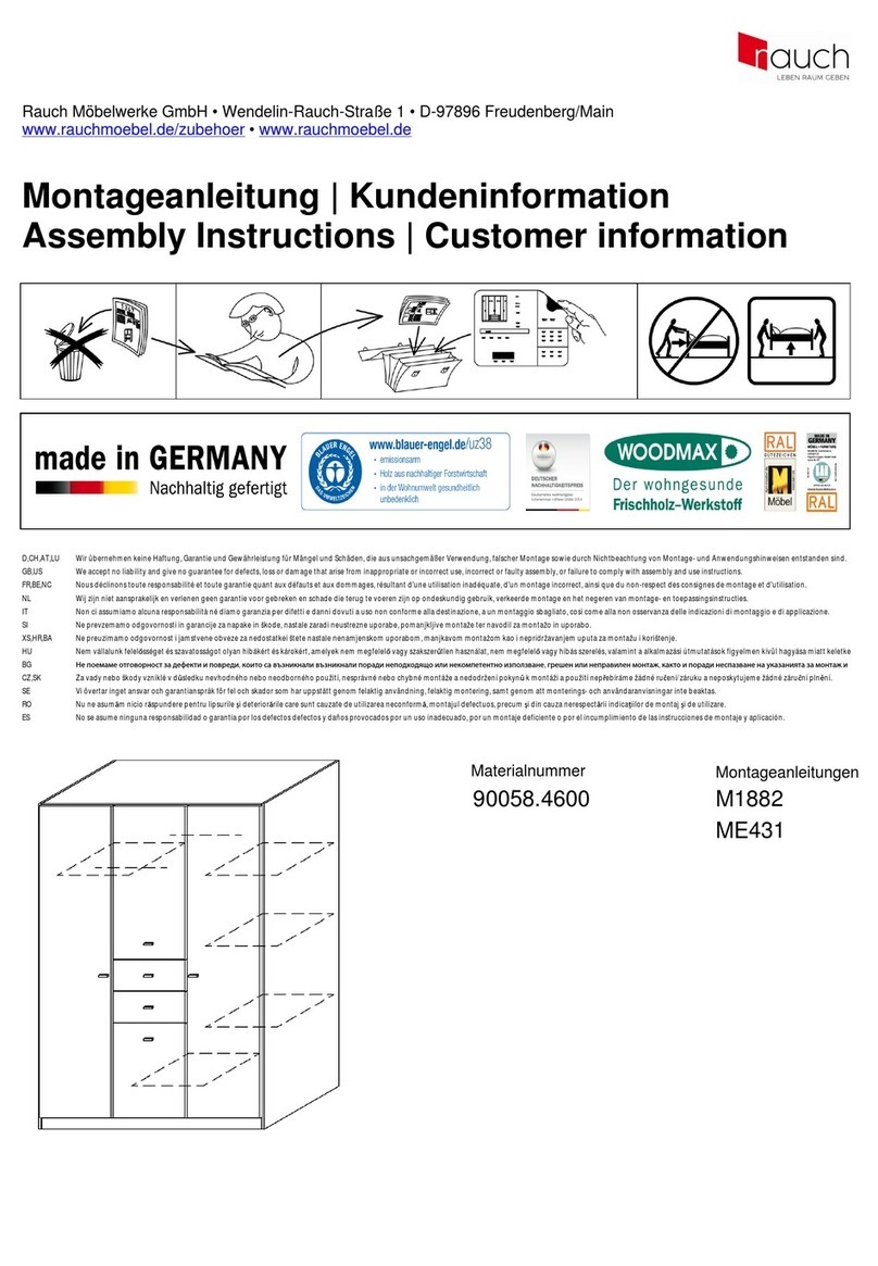 Rauch M1882 User manual