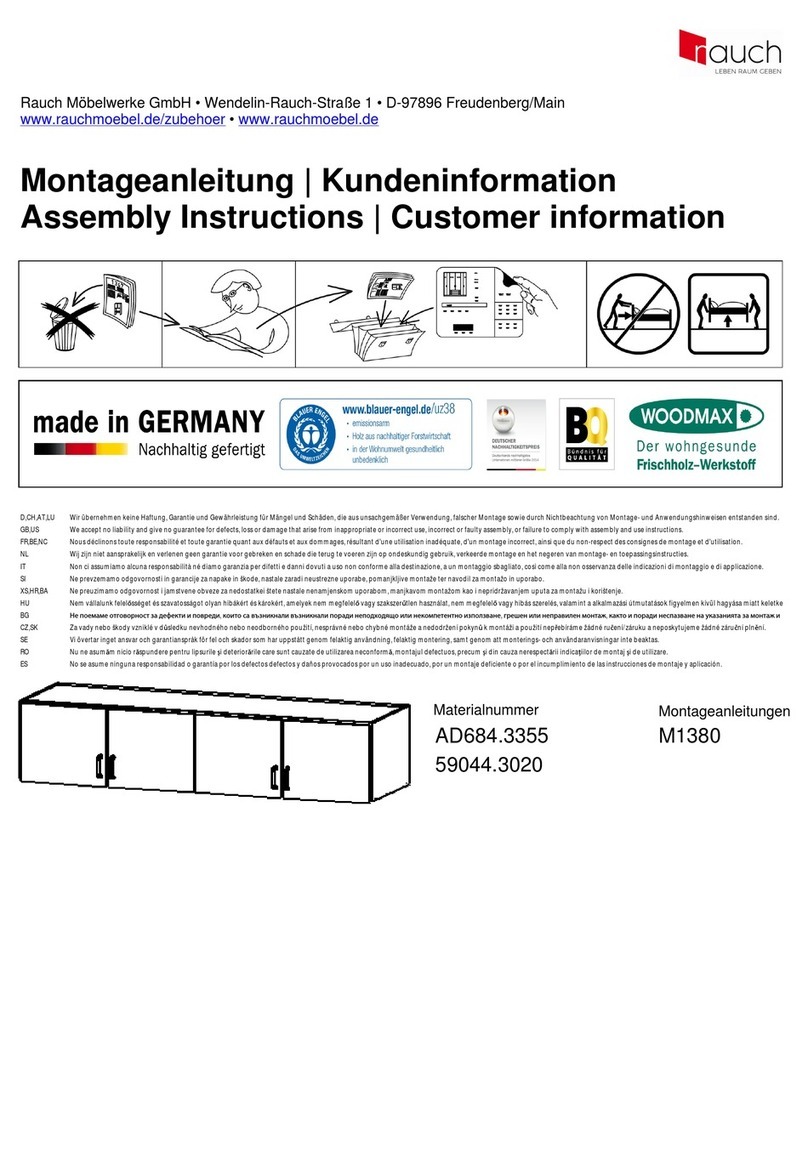 Rauch M1380 Assembly instructions Rauch M1380 Assembly instructions
