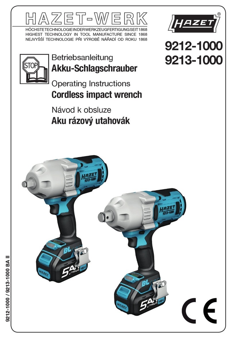 HAZET-WERK 9213-1000 User manual