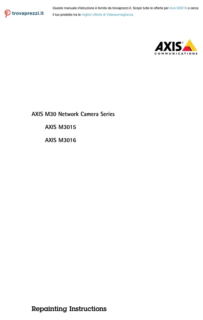 Axis M30 Series User manual