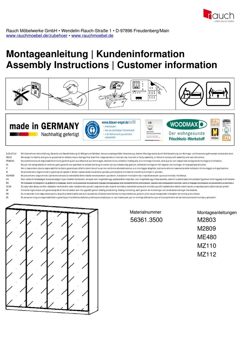 Rauch M2803 Assembly instructions