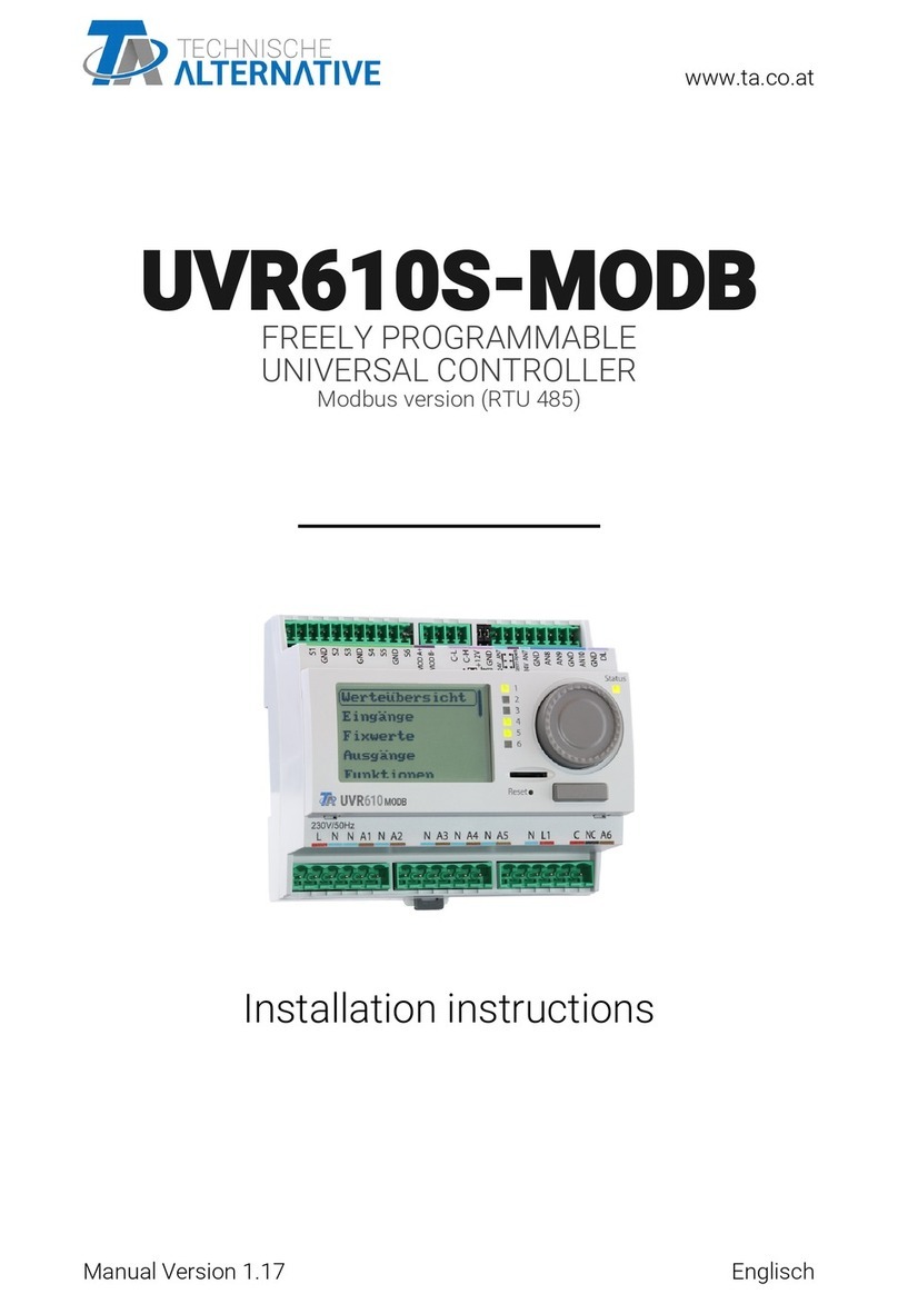 Technische Alternative UVR610S-MODB User manual