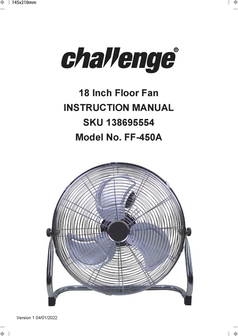 Challenge FF-450A instruction manual