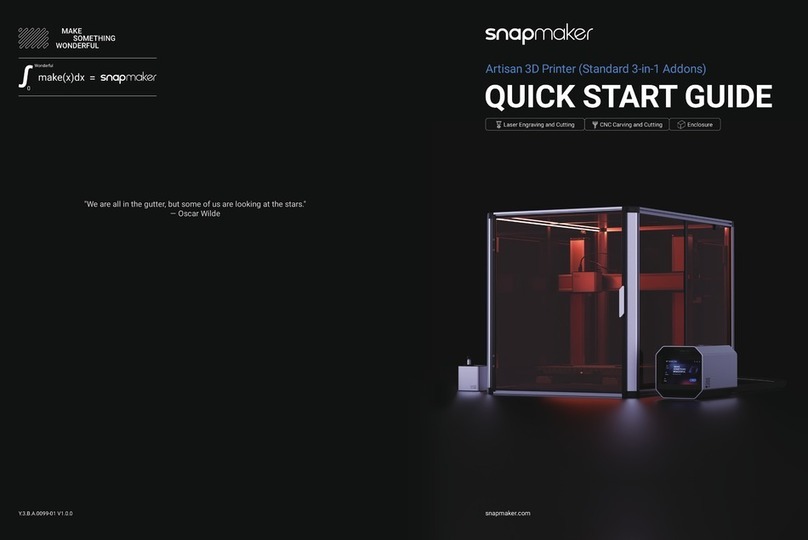 Snapmaker Artisan User manual Snapmaker Artisan User manual