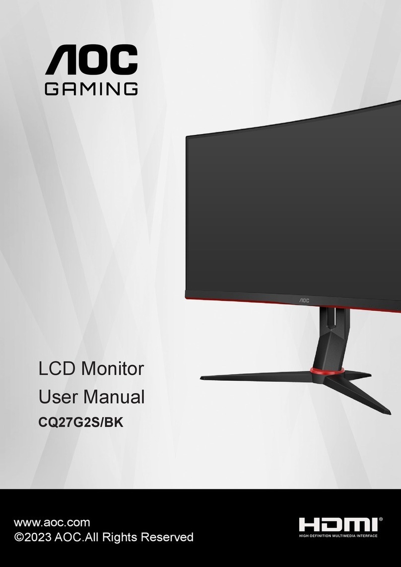 AOC GAMING CQ27G2S/BK User manual