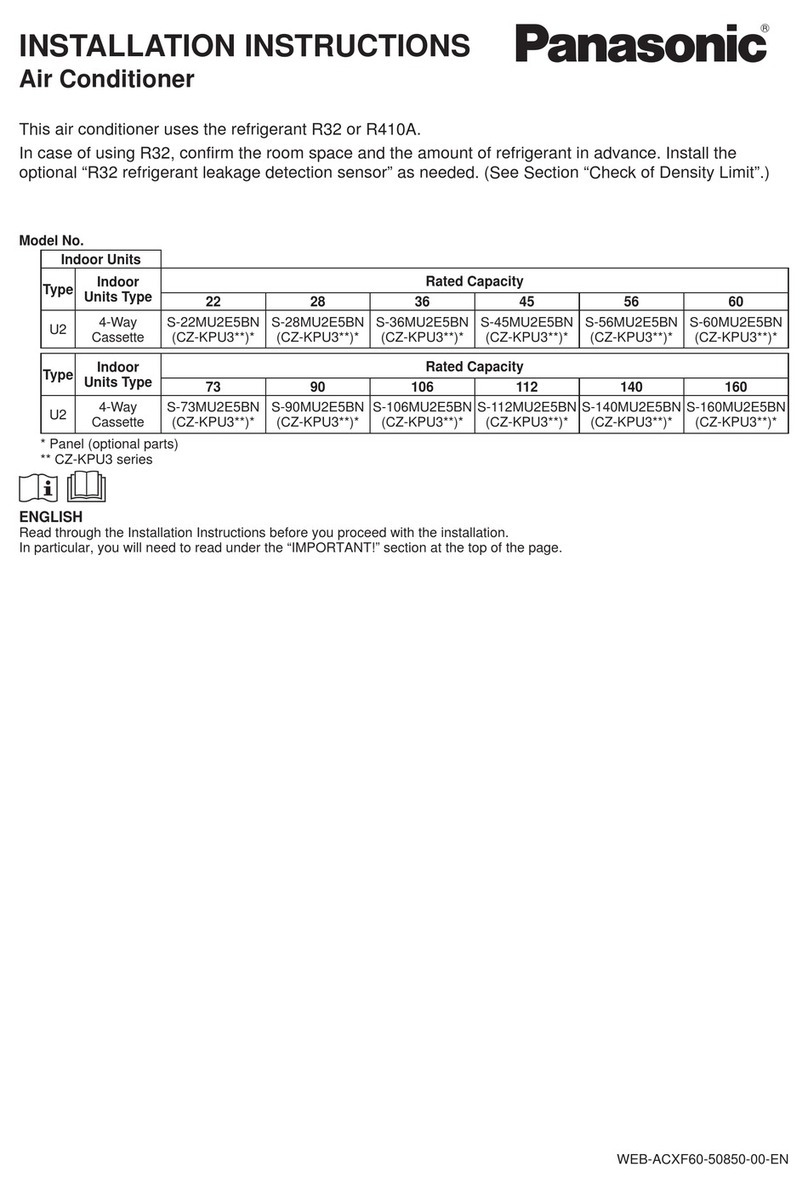 Panasonic S-22MU2E5BN User manual