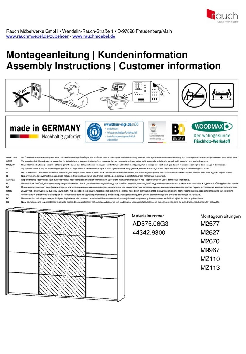 Rauch M2577 Assembly instructions