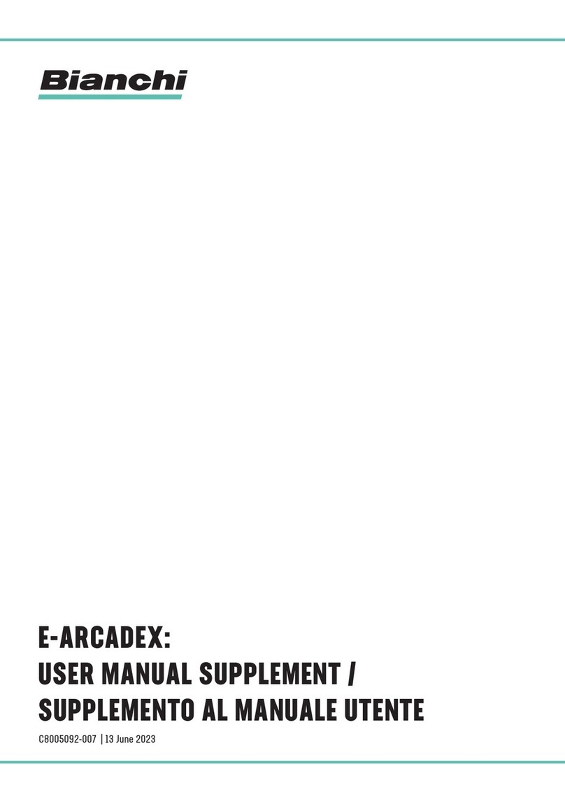 Bianchi E-ARCADEX Configuration guide