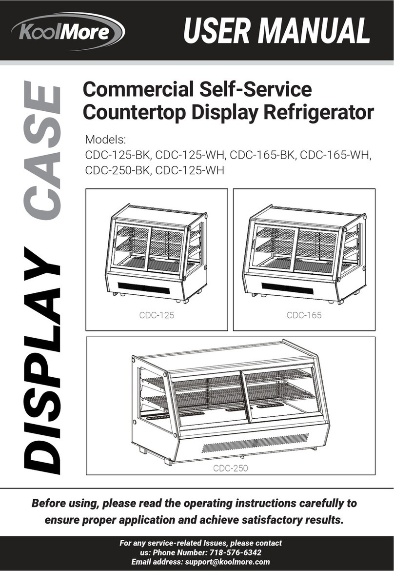 KoolMore CDC-125-BK user manual
