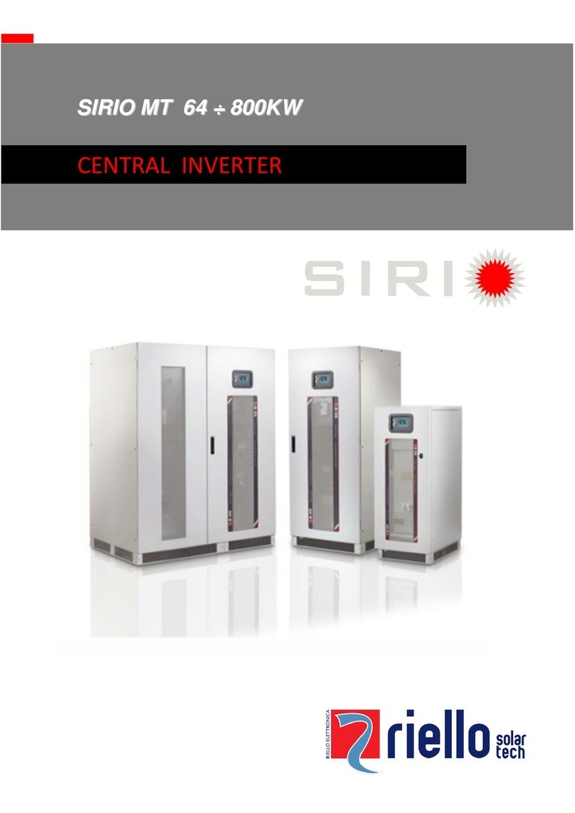 Riello SIRIO HV MT K64 User manual