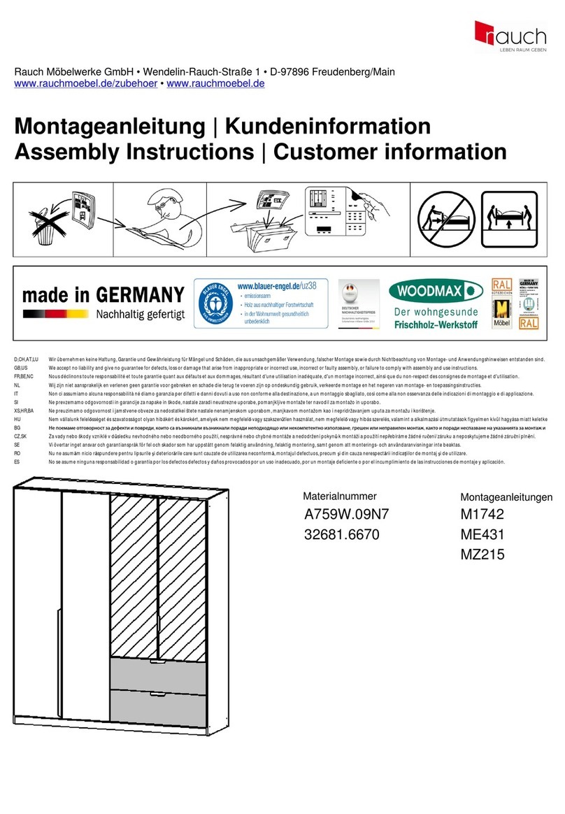 Rauch M1742 Assembly instructions Rauch M1742 Assembly instructions
