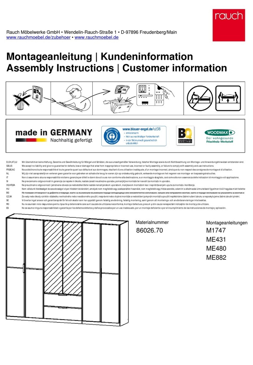 Rauch M1747 Assembly instructions