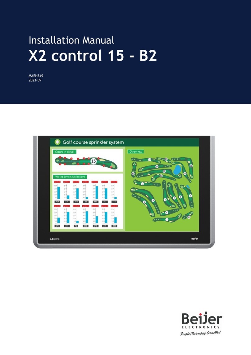 Beijer Electronics X2 control 15-B2 User manual