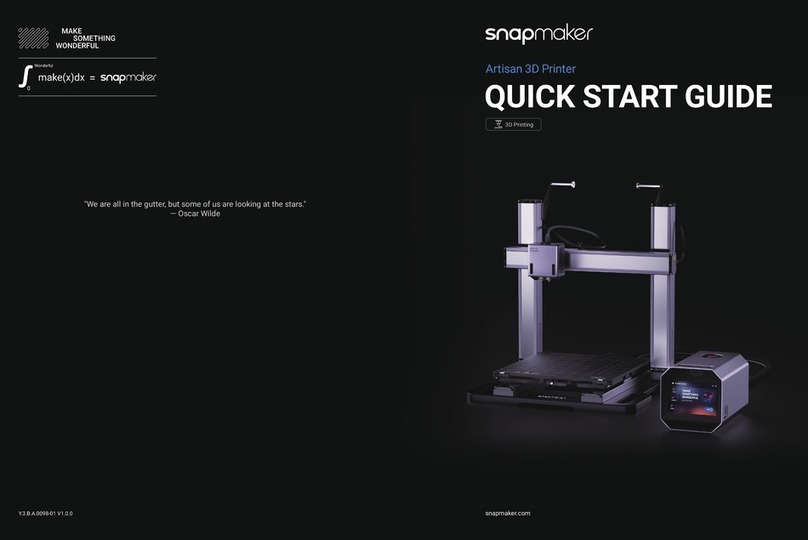 Snapmaker Artisan User manual Snapmaker Artisan User manual