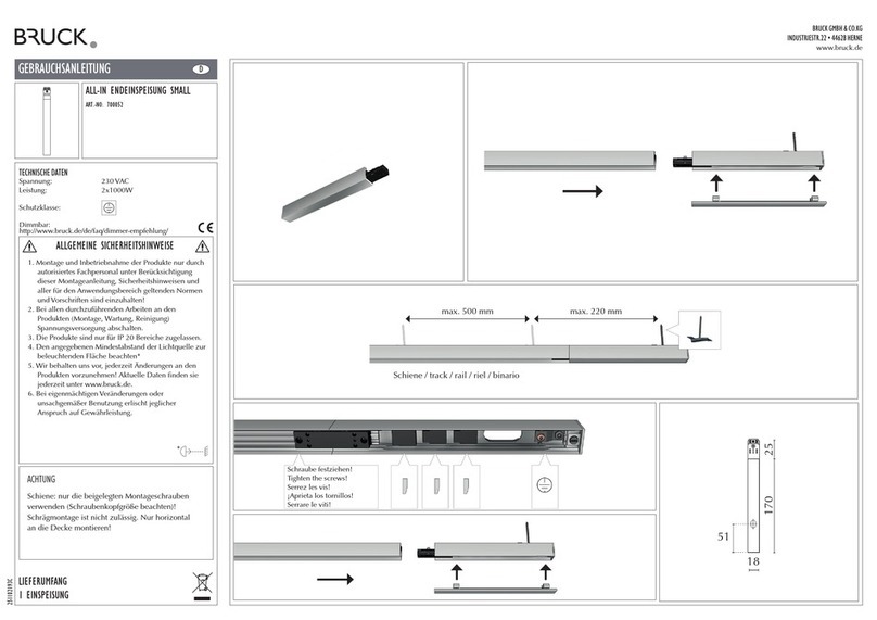Bruck 700052 instruction manual Bruck 700052 instruction manual