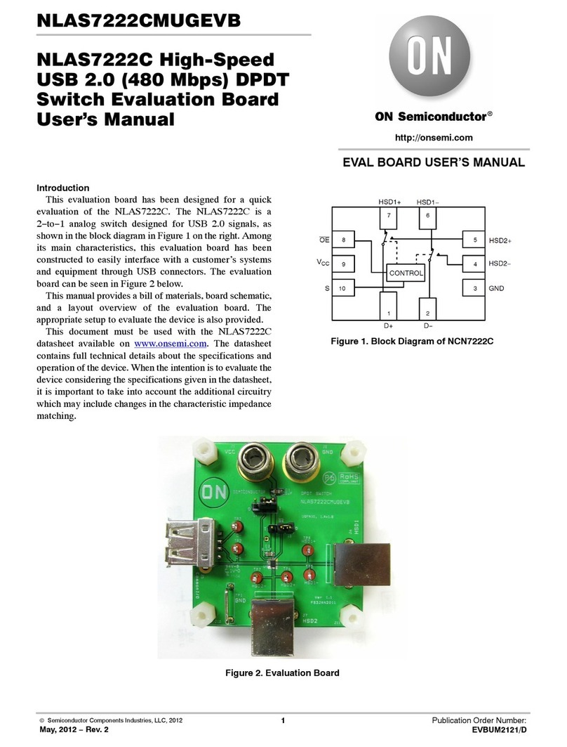 ON Semiconductor NLAS7222C user manual