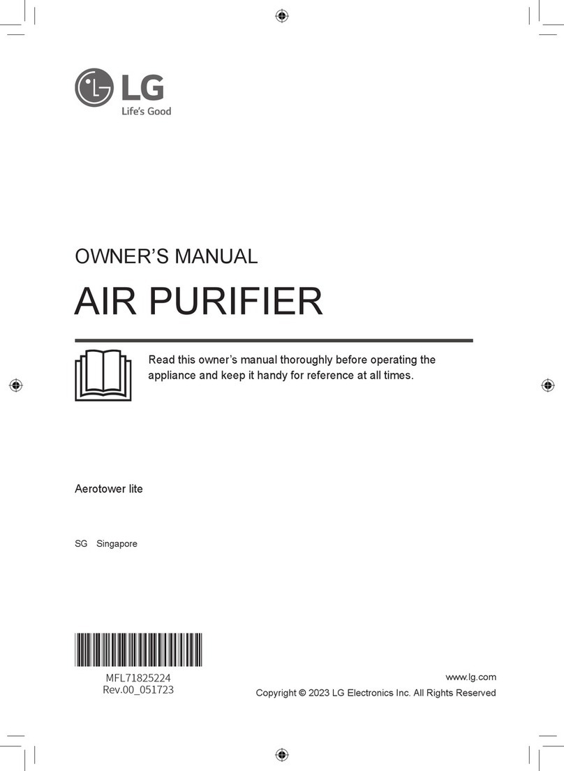 LG Aerotower lite FS15GP Series owner's manual