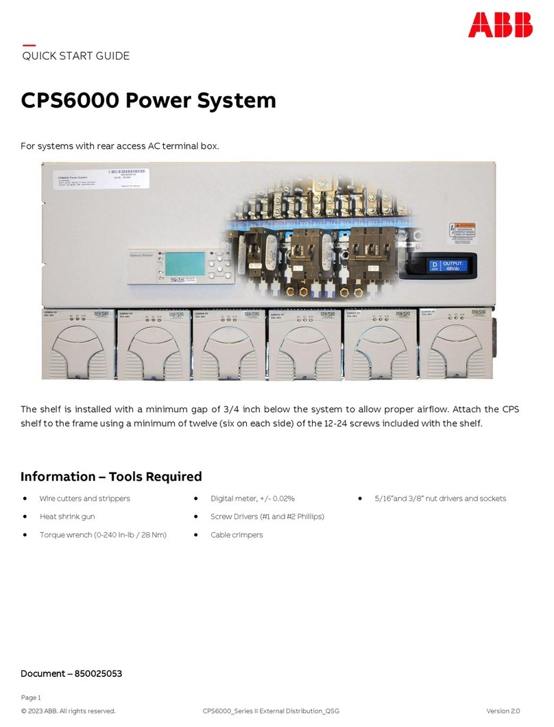 ABB CPS6000 quick start guide