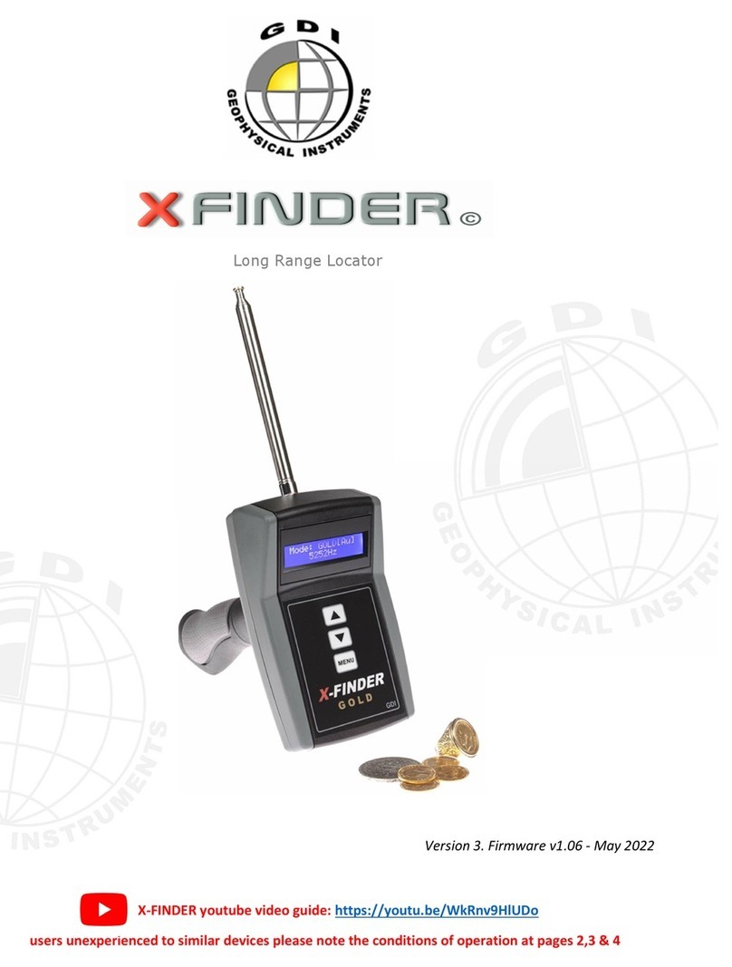 GDI GOLD X-FINDER manual