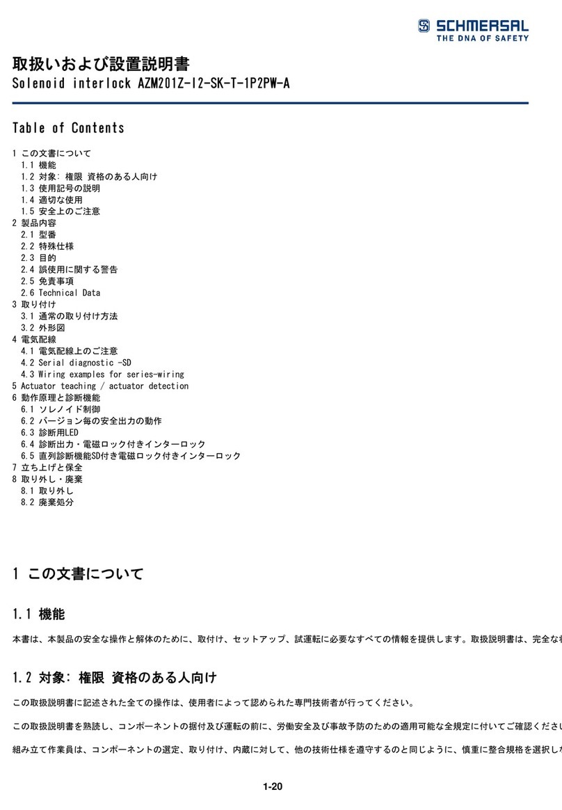 schmersal AZM201Z-I2-SK-T-1P2PW-A manual