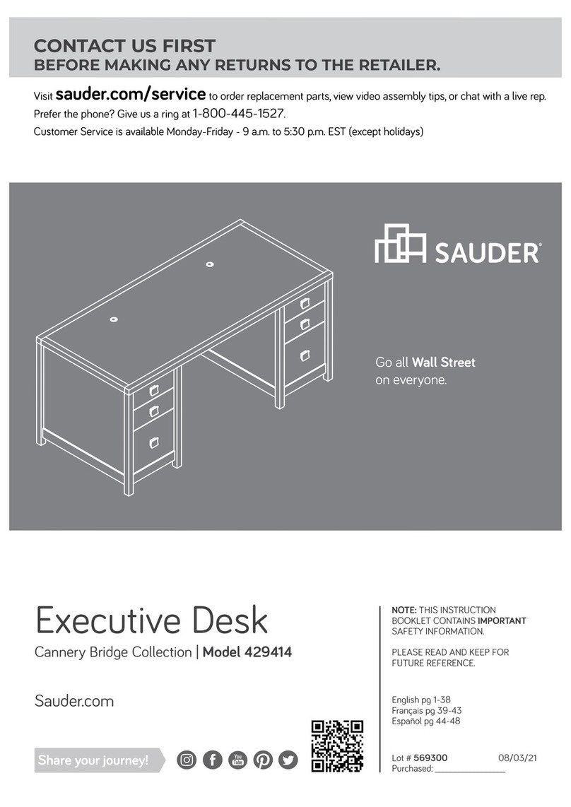 Sauder Cannery Bridge 429414 User manual