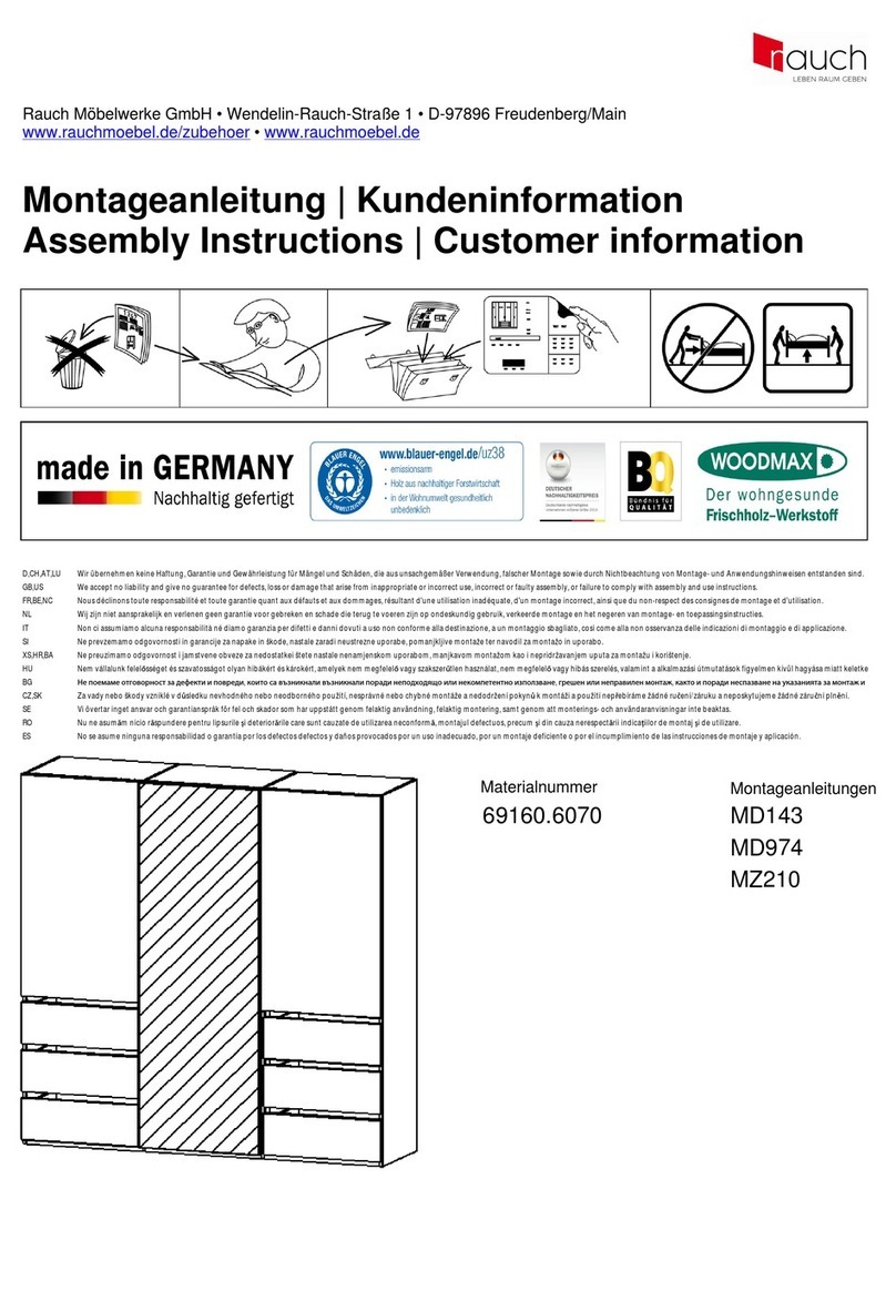 Rauch MD143 Assembly instructions