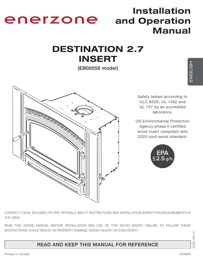 Enerzone DESTINATION 2.7 Installation and operation manual