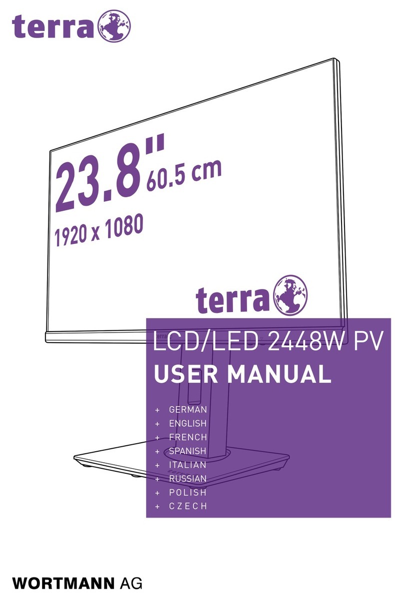 Terra LCD/LED 2448W PV User manual Terra LCD/LED 2448W PV User manual