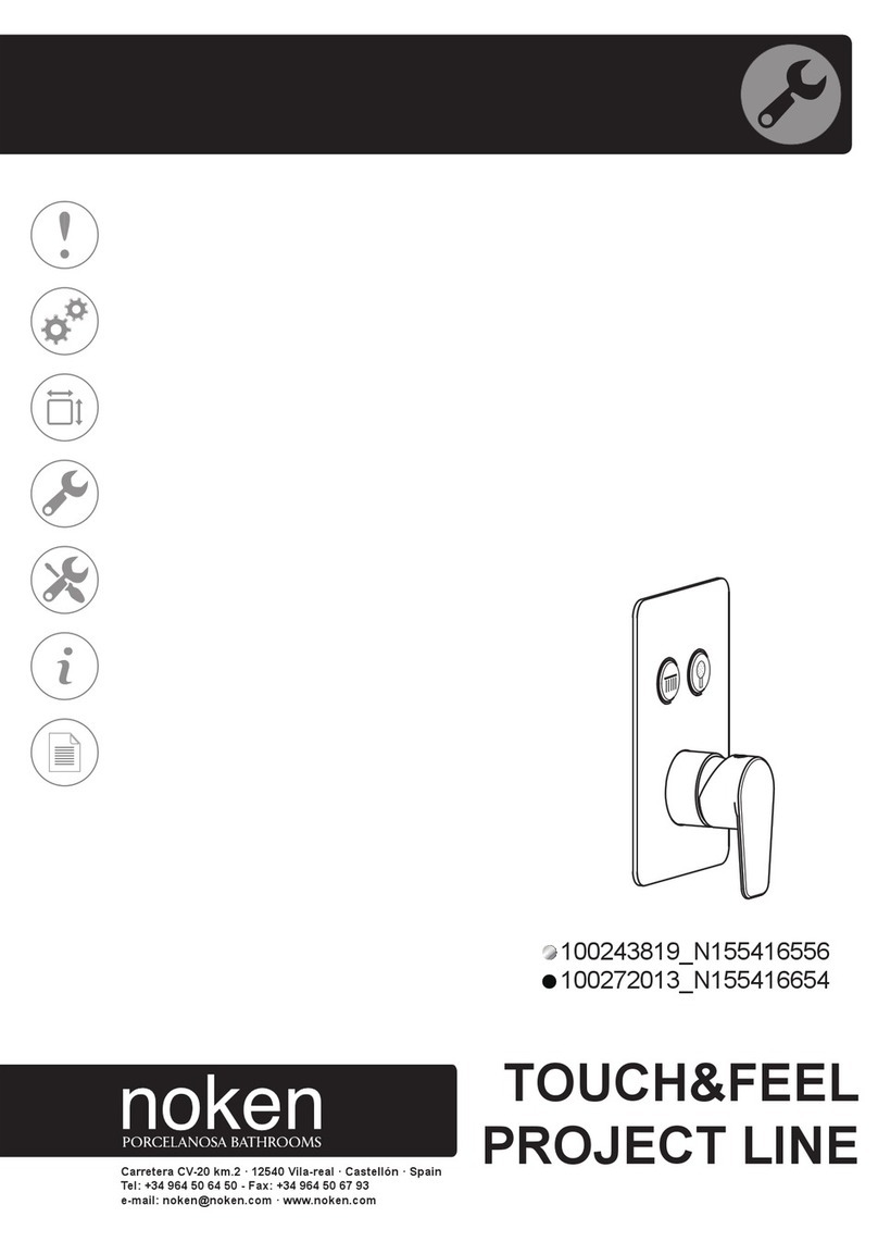 noken TOUCH&FEEL PROJECT LINE 100243819-N155416556 User manual