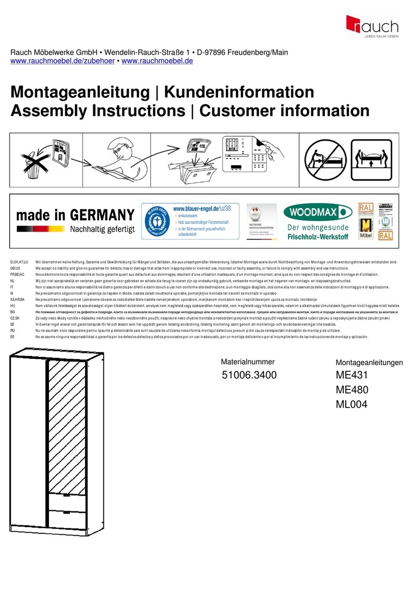 Rauch ME431 Assembly instructions