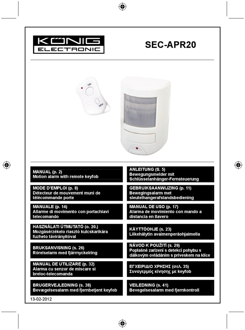 König Electronic SEC-APR20 manual