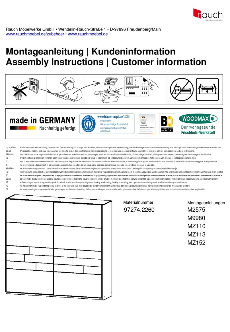 Rauch M2575 Assembly instructions