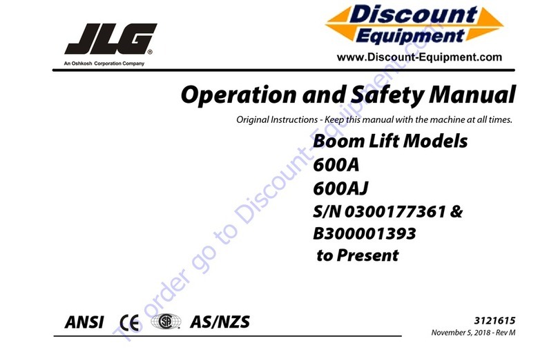 JLG B300001393 Use and care manual