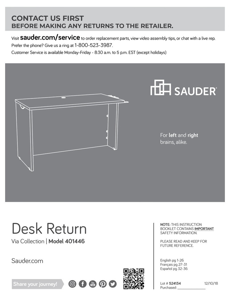 Sauder Via 401446 manual