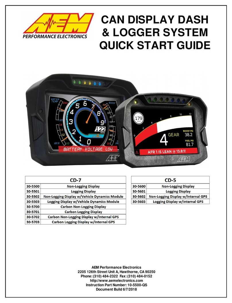 AEM CD-5 User manual