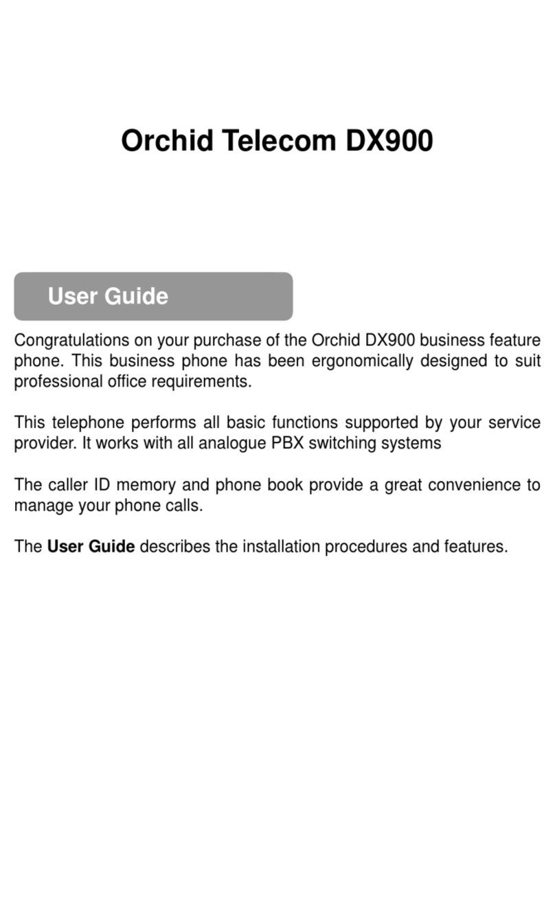 Orchid Telecom DX900 user guide